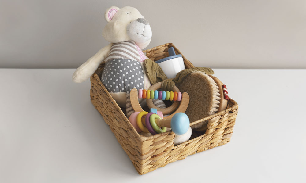 Canastillas personalizadas para bebés | Farmacia Ciento Ocho